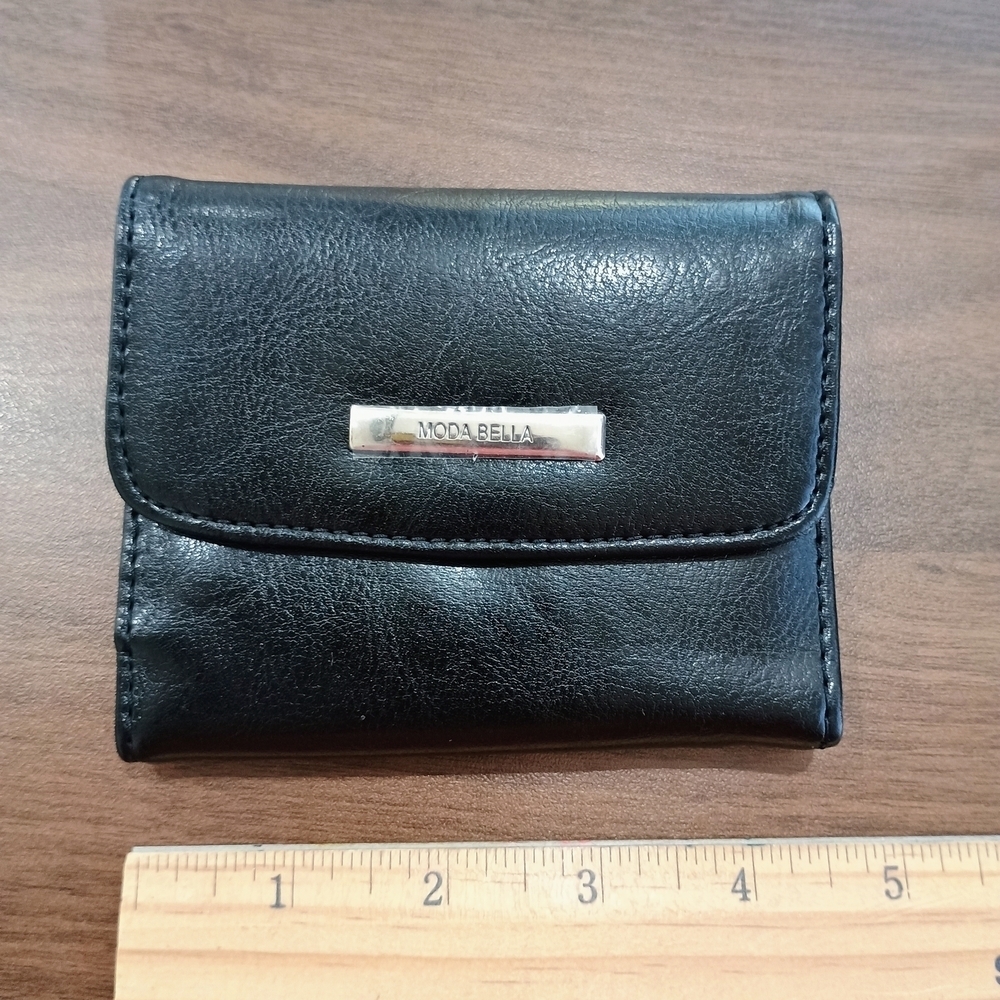 Black Vegan Leather Wallet